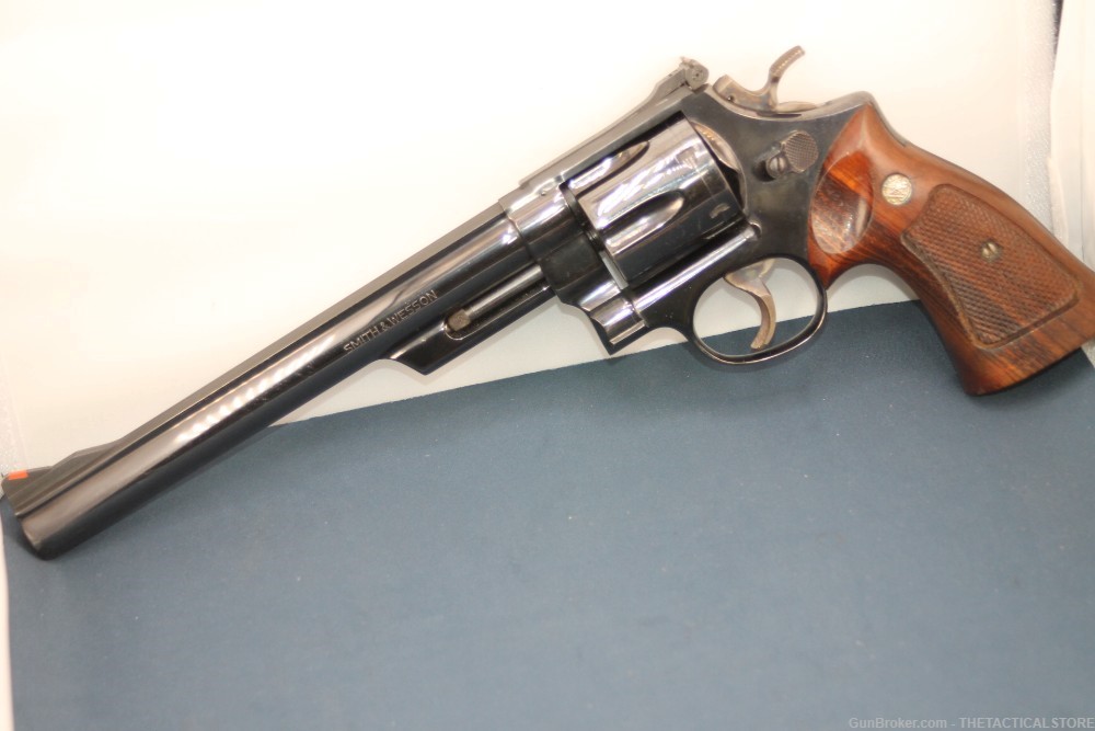 Smith and Wesson model 57 no dash 8 3\8" barrel,full target, Beautiful!-img-0