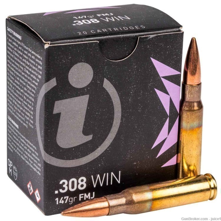 200 Rounds of Igman .308 Win 147gr FMJ-img-0