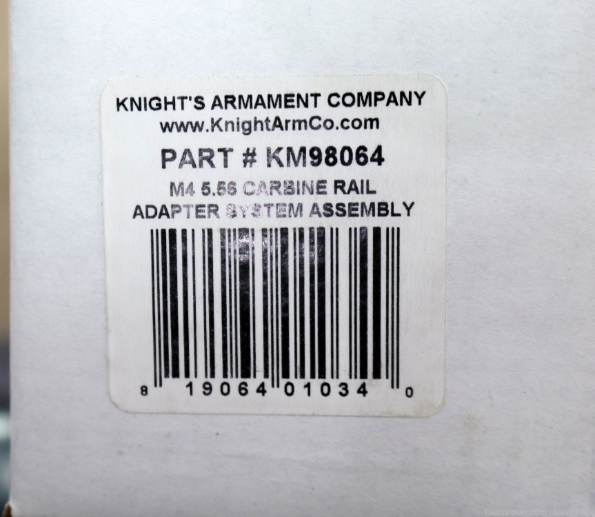 Quality Knights Armament M4 Carbine Rail Adapter System Assembly NIB-img-1