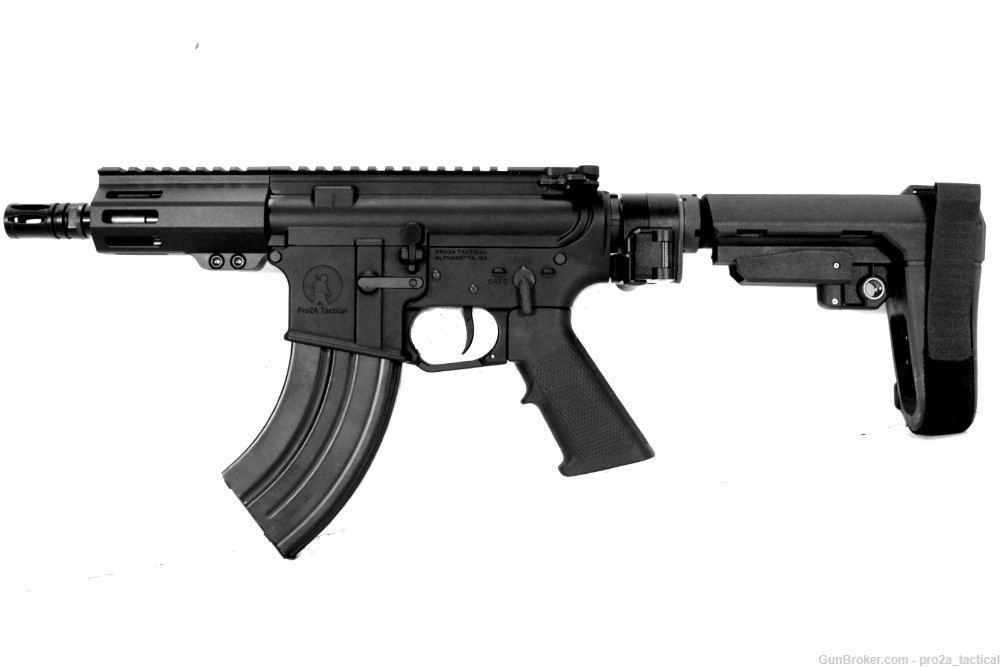 The Bagger Blaster 5 inch 7.62x39 AR-15 Pistol - Freedom Edition-img-2