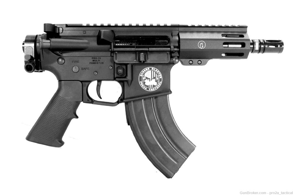 The Bagger Blaster 5 inch 7.62x39 AR-15 Pistol - Freedom Edition-img-0