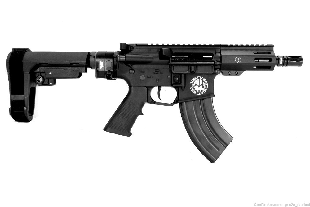 The Bagger Blaster 5 inch 7.62x39 AR-15 Pistol - Freedom Edition-img-1