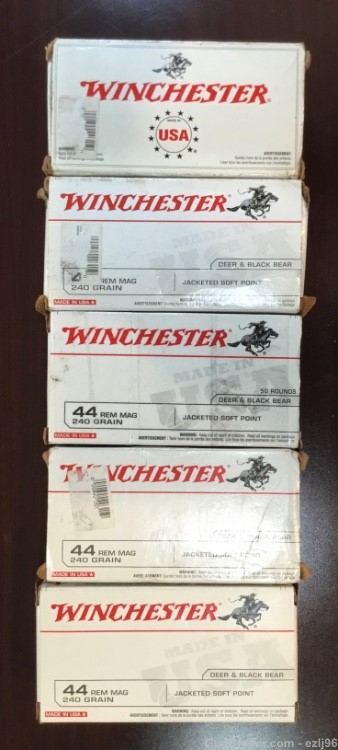PENNY AUCTION WINCHESTER 44 REM MAG 240GR 250 ROUNDS -img-0