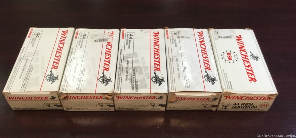 PENNY AUCTION WINCHESTER 44 REM MAG 240GR 250 ROUNDS -img-1