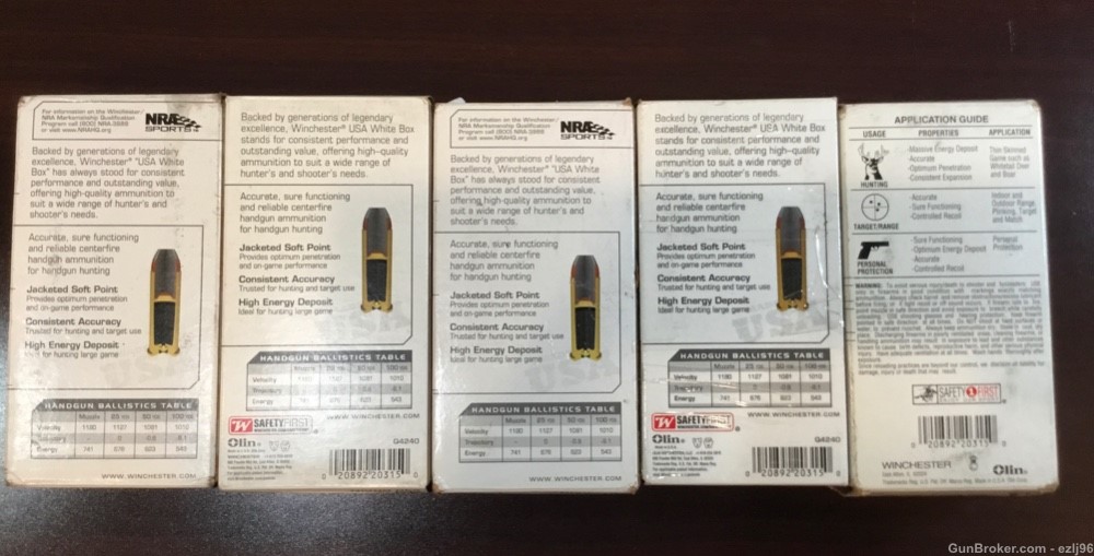 PENNY AUCTION WINCHESTER 44 REM MAG 240GR 250 ROUNDS -img-5