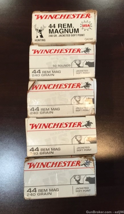 PENNY AUCTION WINCHESTER 44 REM MAG 240GR 250 ROUNDS -img-3