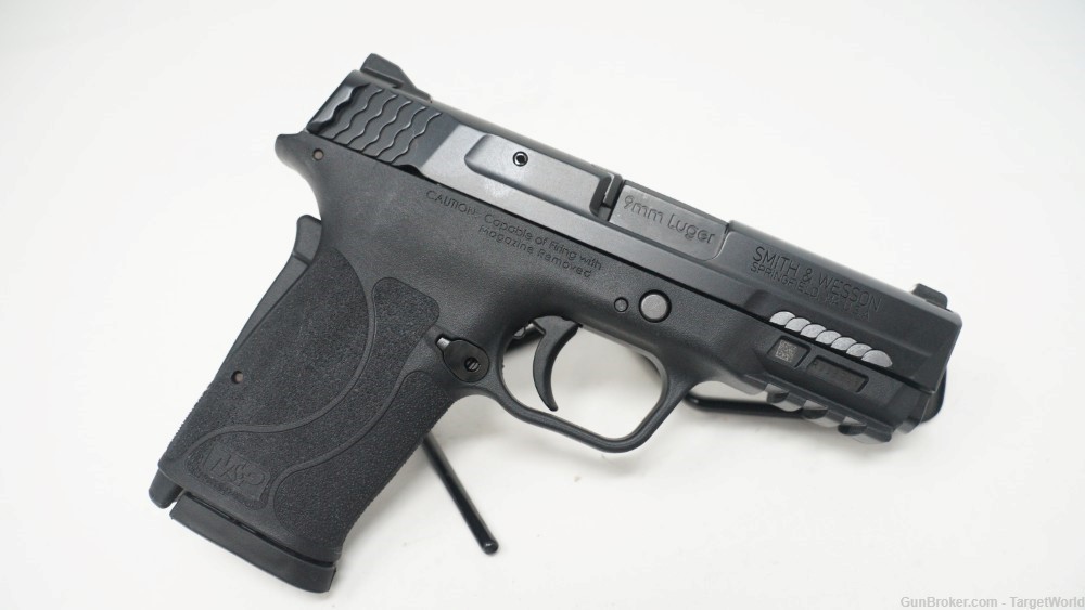 SMITH & WESSON M&P SHIELD EZ 9MM PISTOL NO MANUAL SAFETY BLACK (18639)-img-1