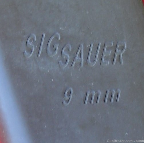 SIG/Sauer P226 Factory 9mm Magazine LE/GOV'T 1994-2004 Warning Stamped MW-img-2