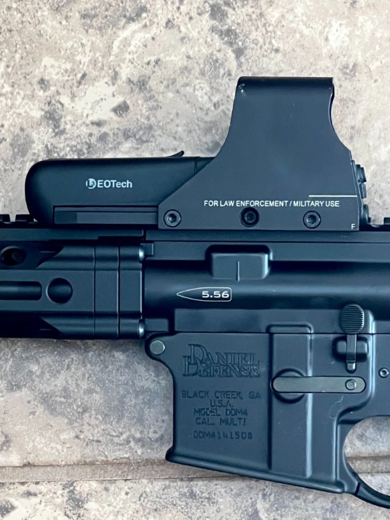 Daniel Defense AR15 DDM4 V7 LW, 5.56 NATO, EOtech Sights, Custom Trigger-img-3