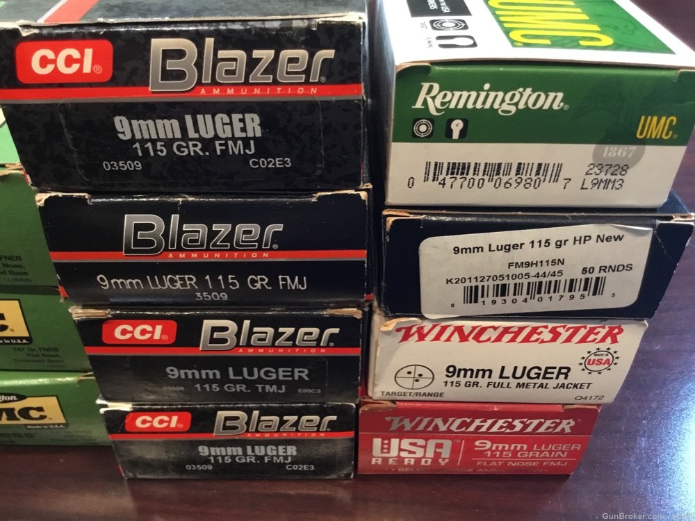 PENNY AUCTION 9MM LUGER MIXED LOT 1000 ROUNDS -img-5