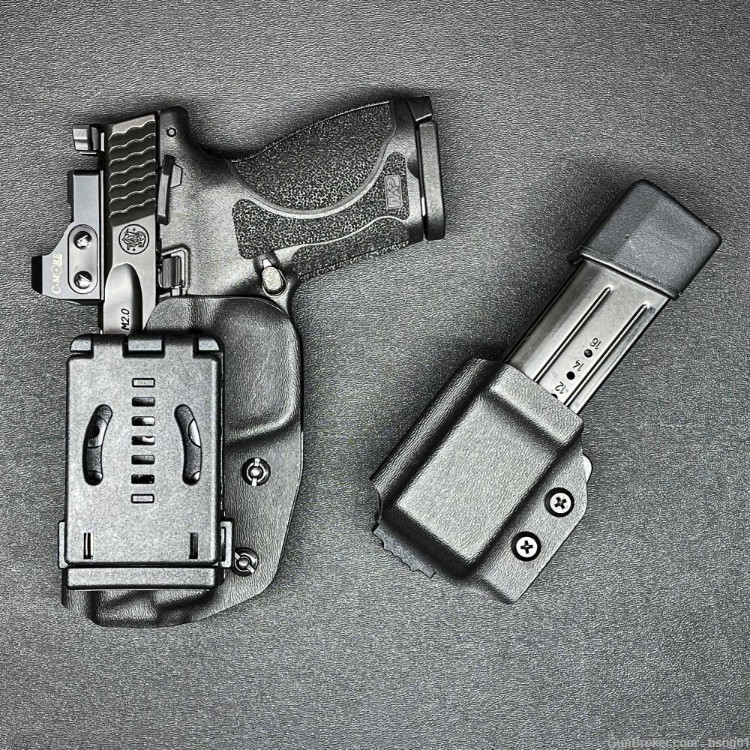 Black Scorpion Gear Glock 45 Pro IDPA Competition Holster - Carbon Fiber-img-4