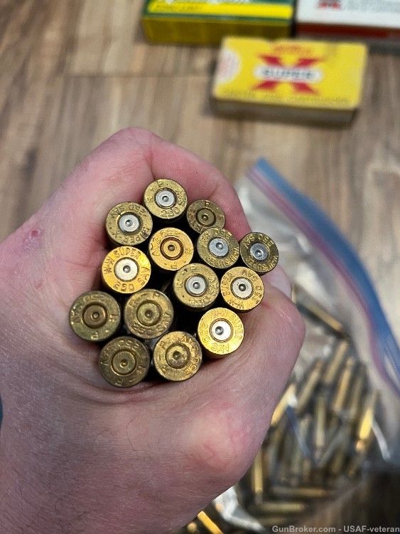 Savage Winchester Remington 250 250-300 brass bullets ammunition 217 pcs-img-5