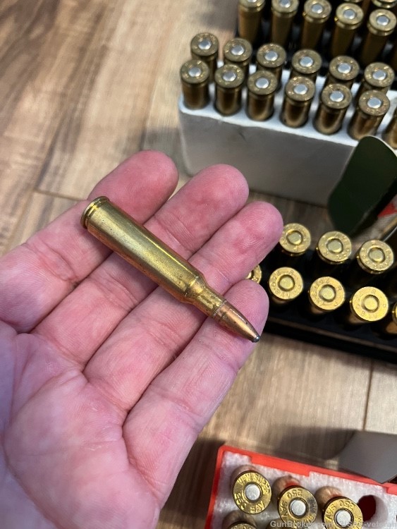 Savage Winchester Remington 250 250-300 brass bullets ammunition 217 pcs-img-14
