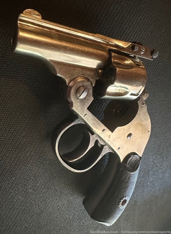Early Harrington & Richardson Model 695 Top Break 32 Nickel Revolver-img-3