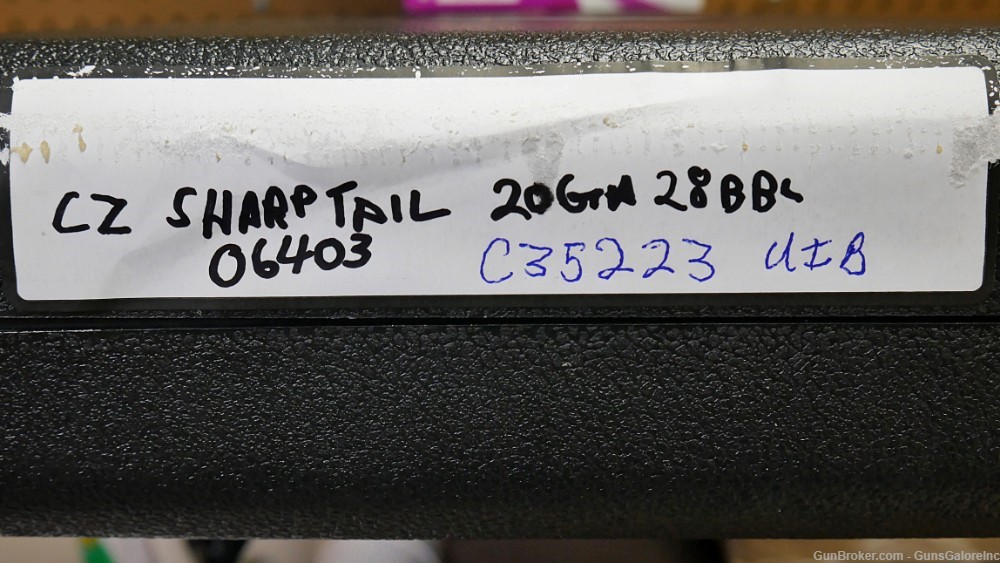 CZ Sharp-Tail 20GA 28" Barrel Side by Side Color Case Hardened Like New-img-10