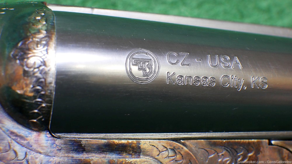 CZ Sharp-Tail 20GA 28" Barrel Side by Side Color Case Hardened Like New-img-12