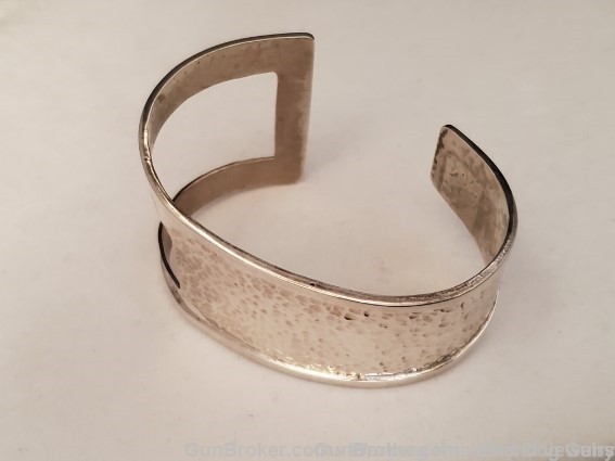 Balaam Design by Monica Zamora Cuff Bracelet. Hammered Sterling.  *REDUCED*-img-1