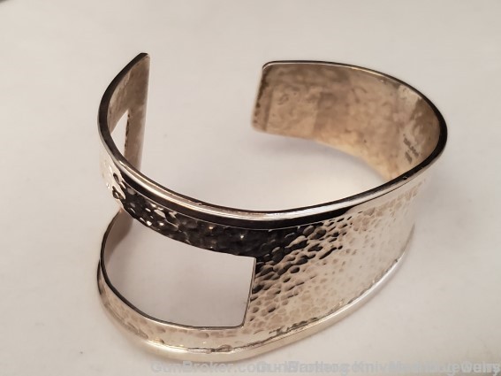 Balaam Design by Monica Zamora Cuff Bracelet. Hammered Sterling.  *REDUCED*-img-0