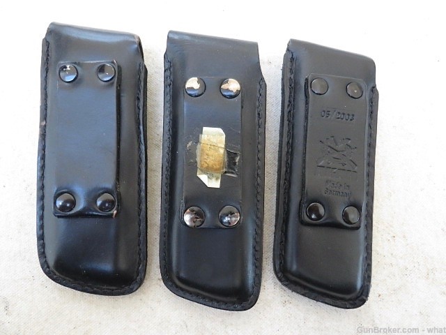3 Sig Sauer Sigarms Model 225 & 226 Pistol Magazine Leather Carry Holsters-img-2