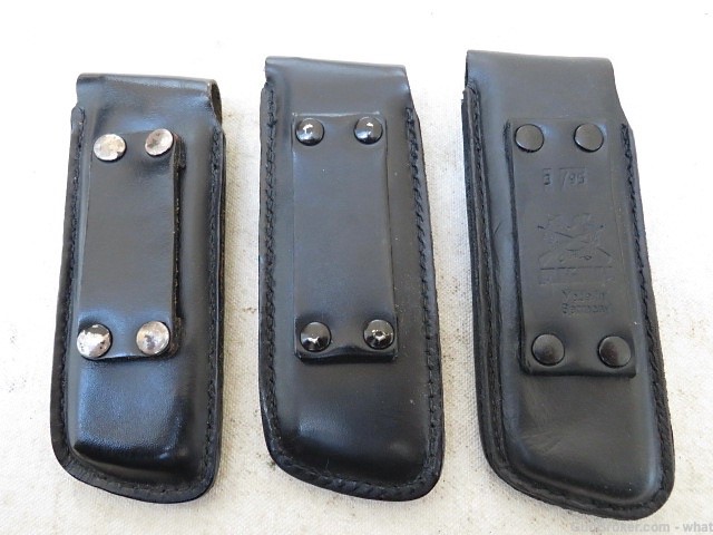 3 Sig Sauer Sigarms Model 225 & 226 Pistol Magazine Leather Carry Holsters-img-2