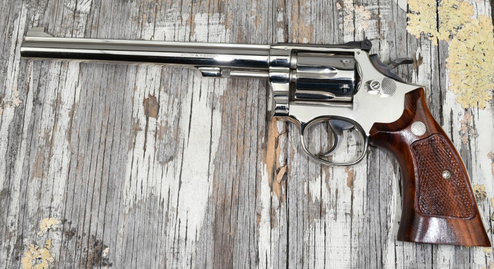 Smith & Wesson 17-3 K-22 Masterpiece .22LR 8-3/8" Nickel Revolver C&R 1974-img-1