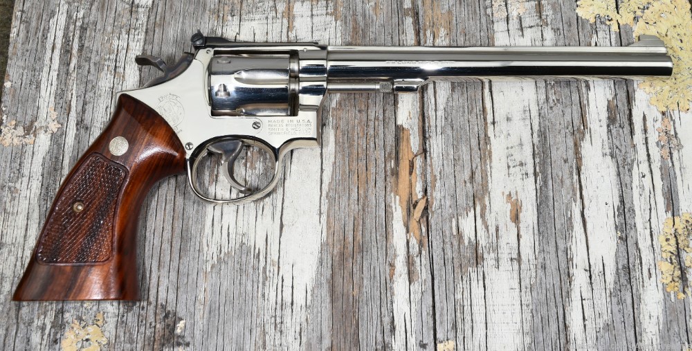 Smith & Wesson 17-3 K-22 Masterpiece .22LR 8-3/8" Nickel Revolver C&R 1974-img-7