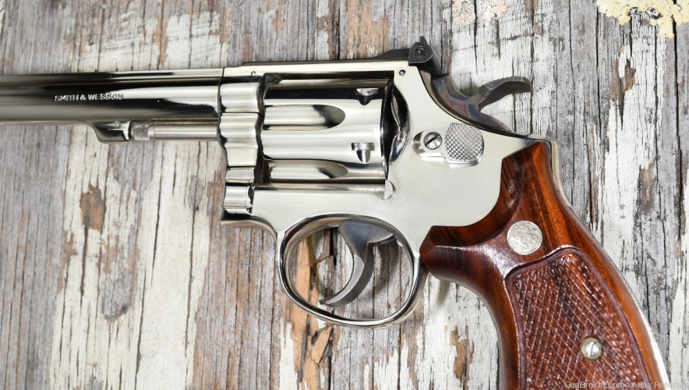 Smith & Wesson 17-3 K-22 Masterpiece .22LR 8-3/8" Nickel Revolver C&R 1974-img-3