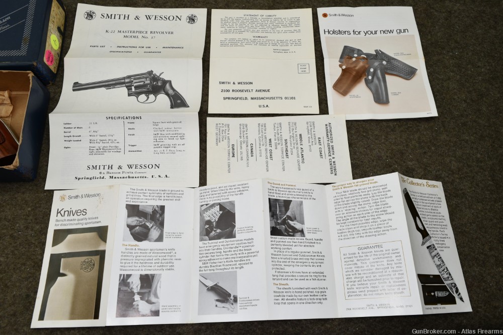 Smith & Wesson 17-3 K-22 Masterpiece .22LR 8-3/8" Nickel Revolver C&R 1974-img-41