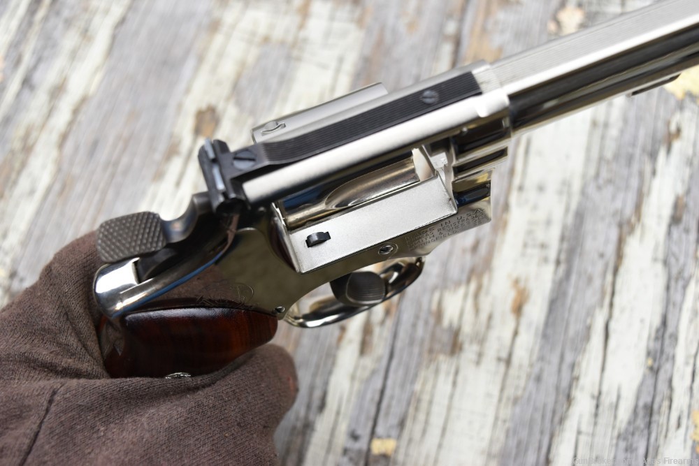 Smith & Wesson 17-3 K-22 Masterpiece .22LR 8-3/8" Nickel Revolver C&R 1974-img-26