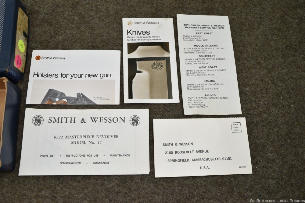 Smith & Wesson 17-3 K-22 Masterpiece .22LR 8-3/8" Nickel Revolver C&R 1974-img-40