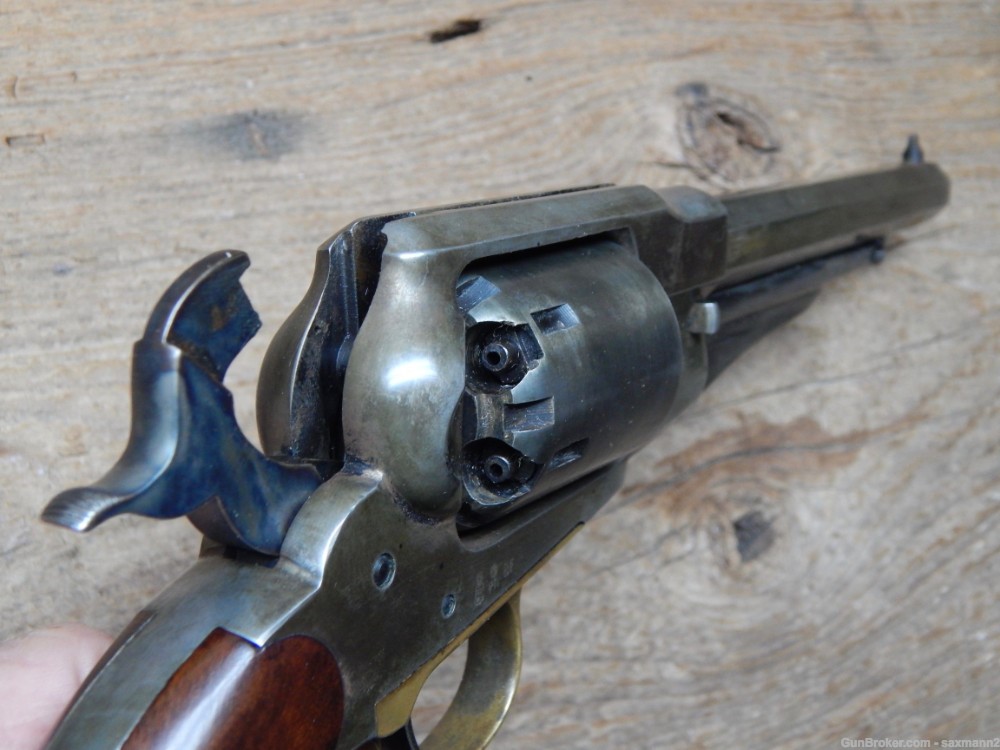 Pietta 1858 Remington Army Steel .44 Caliber Black Powder Cased With Extras-img-8