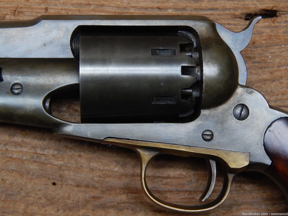 Pietta 1858 Remington Army Steel .44 Caliber Black Powder Cased With Extras-img-6