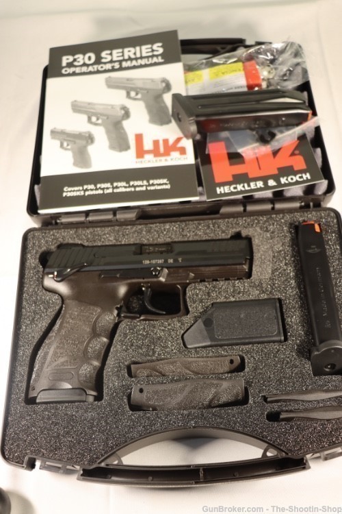 Heckler & Koch H&K P30S V3 Pistol 9MM 17RD 3-MAGS Night Sight Safety P30 HK-img-0