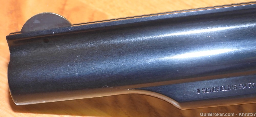 CIMARRON NO.3 Schofield 2ND Model, .45LC, 5" FS, Blued, Grips Walnut-img-13