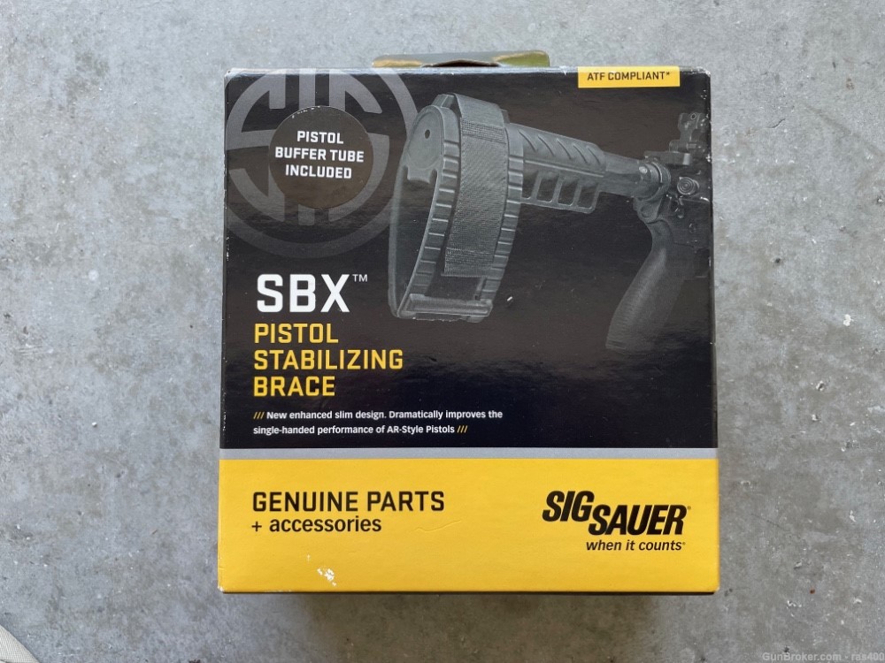 SIG SBX brace and SIG AR15 Pistol Buffer Tube Kit-img-1