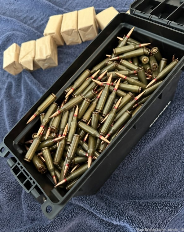 950 Rounds 7n6 5.45x39 Poison Bullet LAP Steel Core /w Ammo Can-img-1