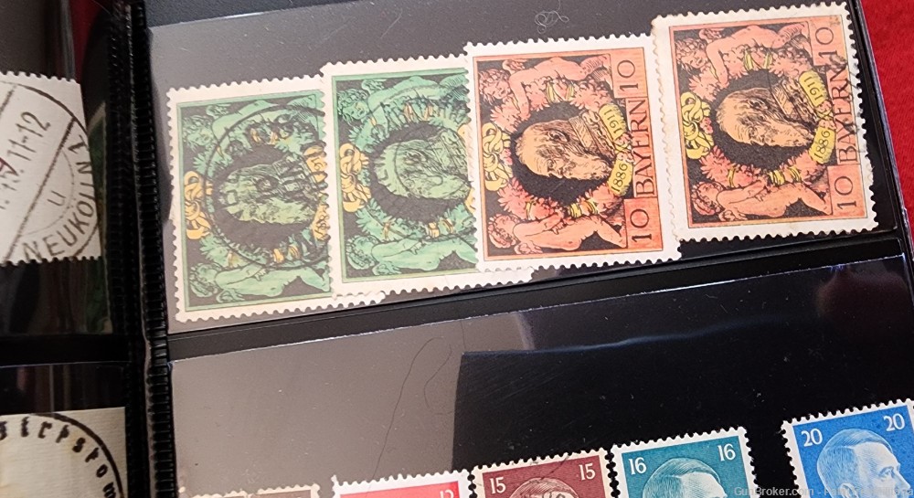 WW2 WWII NSDAP German Third Reich NSDAP Stamp album Postal book collection -img-4