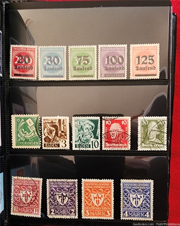 WW2 WWII NSDAP German Third Reich NSDAP Stamp album Postal book collection -img-11