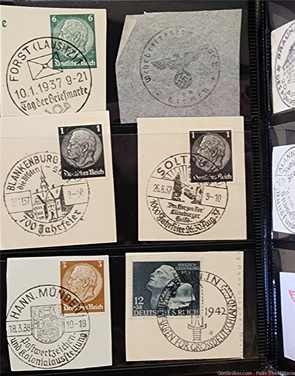 WW2 WWII NSDAP German Third Reich NSDAP Stamp album Postal book collection -img-14