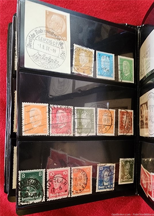 WW2 WWII NSDAP German Third Reich NSDAP Stamp album Postal book collection -img-9