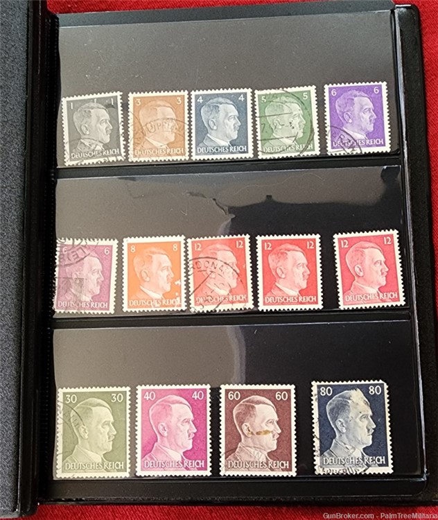 WW2 WWII NSDAP German Third Reich NSDAP Stamp album Postal book collection -img-1