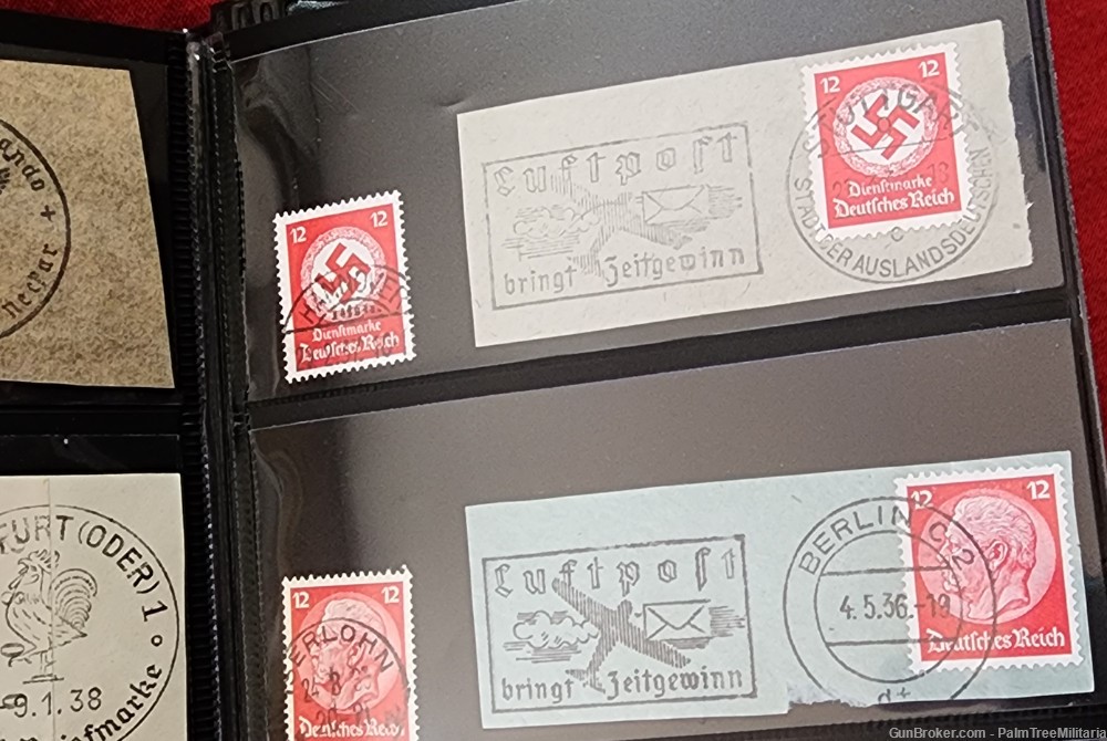 WW2 WWII NSDAP German Third Reich NSDAP Stamp album Postal book collection -img-19
