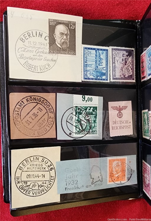 WW2 WWII NSDAP German Third Reich NSDAP Stamp album Postal book collection -img-10