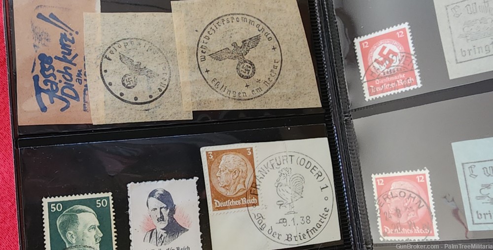 WW2 WWII NSDAP German Third Reich NSDAP Stamp album Postal book collection -img-18