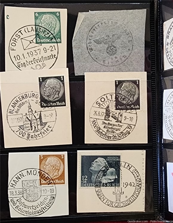 WW2 WWII NSDAP German Third Reich NSDAP Stamp album Postal book collection -img-15