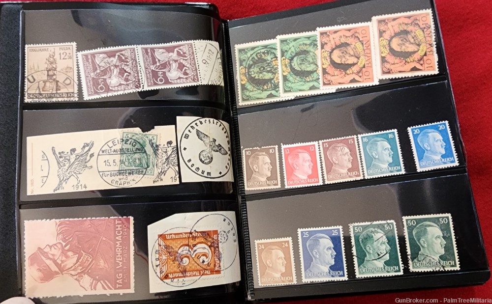 WW2 WWII NSDAP German Third Reich NSDAP Stamp album Postal book collection -img-2
