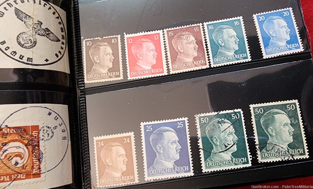 WW2 WWII NSDAP German Third Reich NSDAP Stamp album Postal book collection -img-5