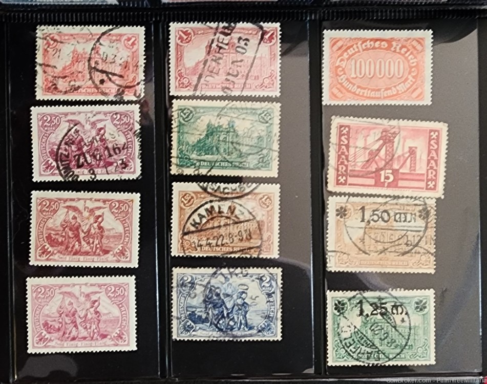 WW2 WWII NSDAP German Third Reich NSDAP Stamp album Postal book collection -img-7