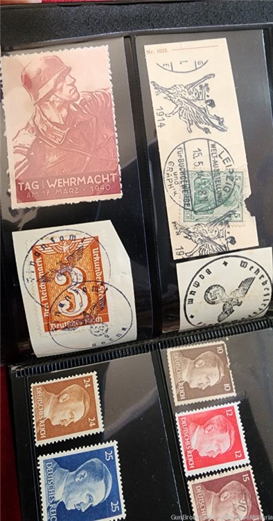 WW2 WWII NSDAP German Third Reich NSDAP Stamp album Postal book collection -img-3