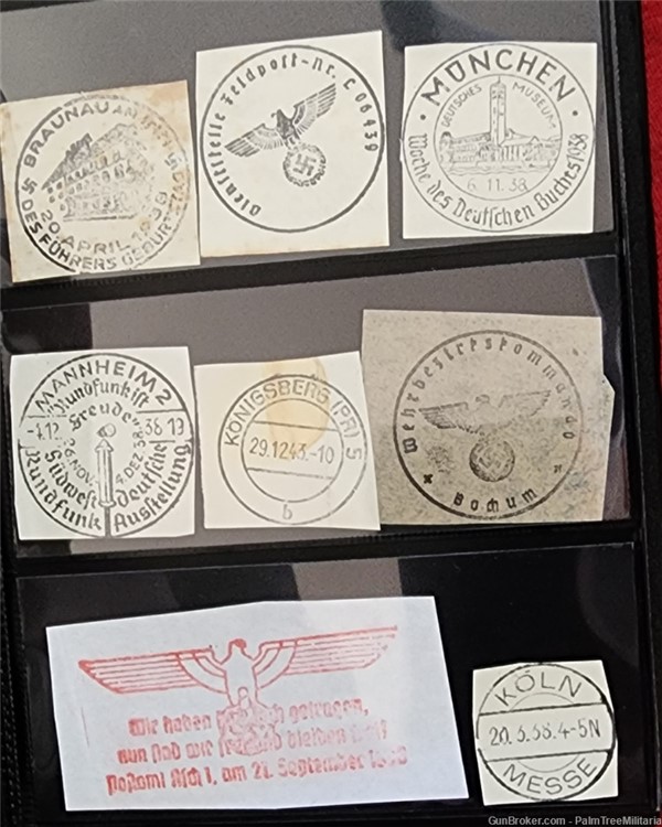 WW2 WWII NSDAP German Third Reich NSDAP Stamp album Postal book collection -img-13